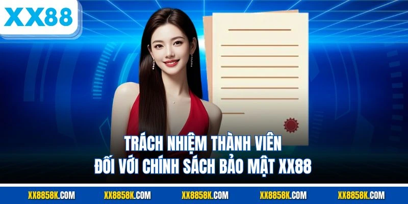 Trách nhiệm thành viên đối với chính sách bảo mật XX88