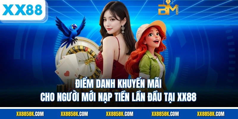 Điểm danh khuyến mãi cho người mới nạp tiền lần đầu tại XX88