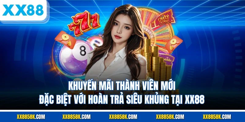 Khuyến mãi thành viên mới đặc biệt với hoàn trả siêu khủng tại XX88